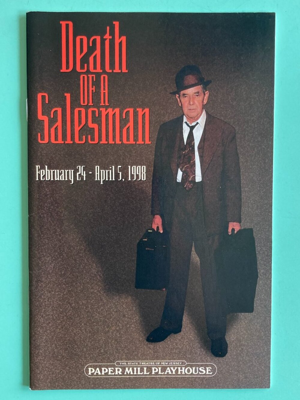 Playbill Death of a Salesman RALPH WAITE Lisa Richards Paper Mill Playhouse 1998